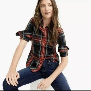 JCrew Holiday Plaid button down